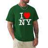I Love New York Tourist I Heart Ny T Shirt Harajuku Short Sleeve T-shirt 100% Cotton Graphics Tshirt Tops