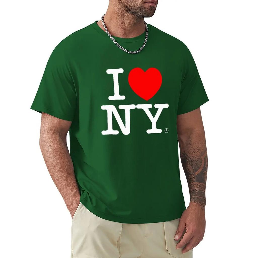 I Love New York Tourist I Heart Ny T Shirt Harajuku Short Sleeve T-shirt 100% Cotton Graphics Tshirt Tops