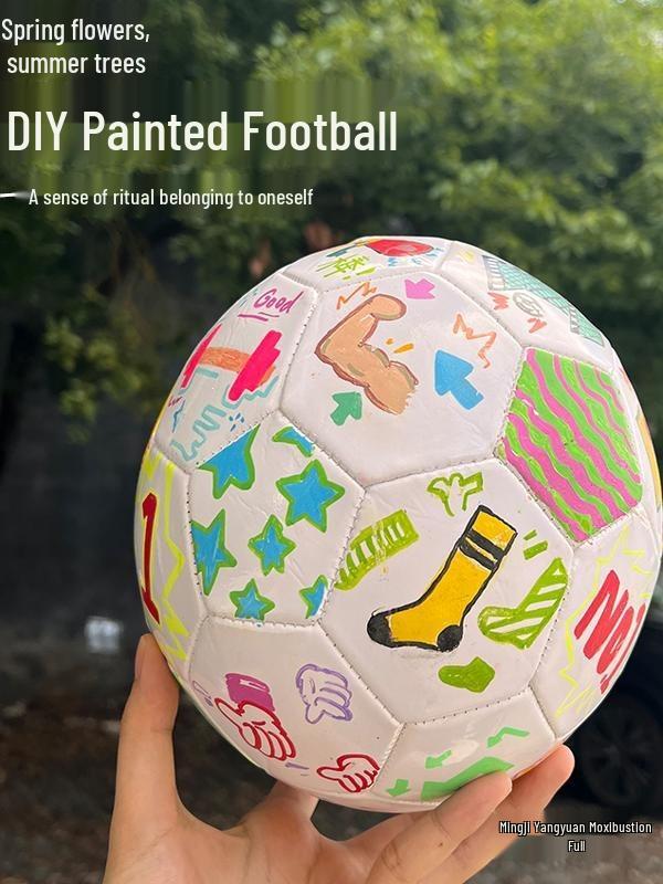 Индивидуальный футбольный мяч для граффити DIY - Идеально подходит для детей и взрослых