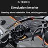 1:22 Shelby Cobra RWB 993 Miniature Toys Alloy Diecast Model Car Doors Opened Sound Light Pull Back Sportscar Exquisite Ornament