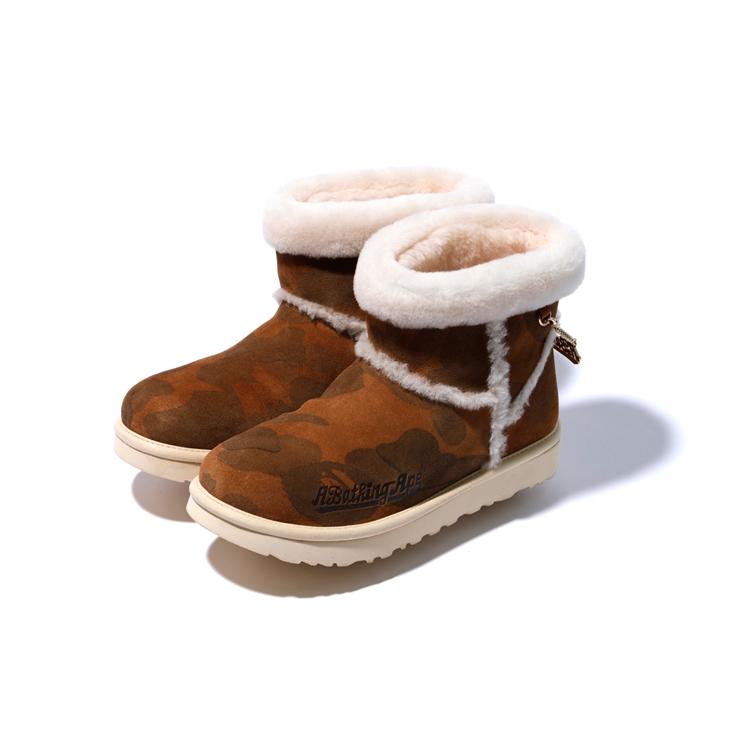UGG X Bape Классическая Мини Флисовая Подкладка Коричневый 1104639