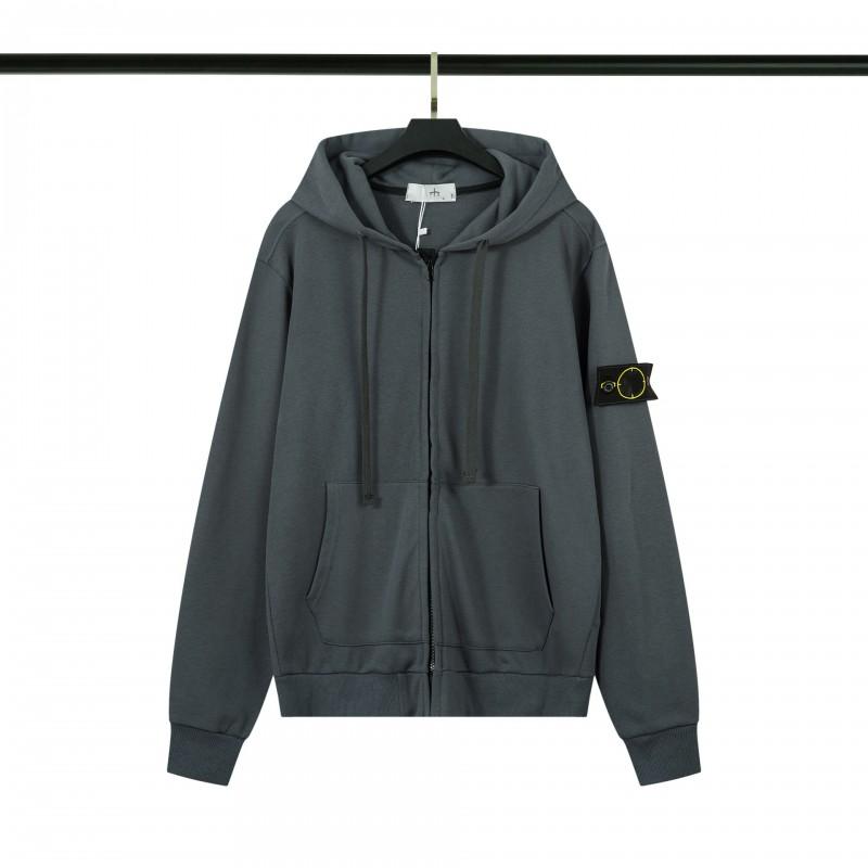 ST Худи Streetwear Мужское Женское Свободный Крой Повседневное