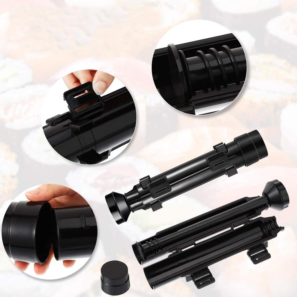 Набор для приготовления суши, набор для приготовления суши-базуки, форма для риса с бамбуковым ковриком для скатывания суши, лопатка для риса, аксессуары для кухонных принадлежностей своими руками