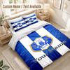 Custom Name Bedding Set 3 PiecesSheffield Wednesday FC Print Duvet Cover + 2 Pillowcases Soft Bed Decor