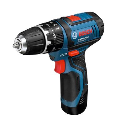 Bosch Professional Аккумуляторная вибрационная дрель-шуруповерт 2 кейс для переноски 10,8 В (2.0 Ач штук, зарядное устройство в комплекте) GSB10.8-2-ЛИН