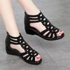 Fashion 2024 Roman Sandals for Women Summer New Outwear Fashion Ladies Casual Peep Toe Soft Comfortable Wedge Sandals Sandalias De Mujer