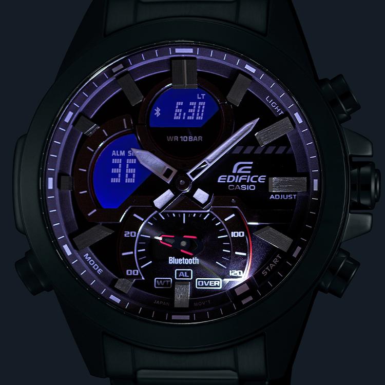 Casio Мужские часы EDIFICE 48,7 мм Черные ECB-30P-1A ECB-30P-1A