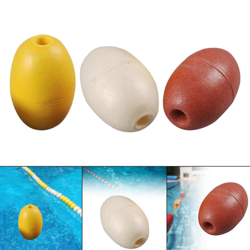 Canoe and Kayak Anchor Float Rope Float Olive Shaped Swimming lanes Rope Deep Water Float for Water Park Zones Swimming