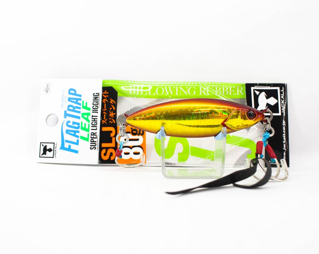 Jackall Metal Jig Flag Trap Leaf 80 Grams Red Gold Magma Wave HL (9040)