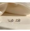 Petite 925 Silver Floral Ear Piercing Earrings - Trendy & Comfortable for 2021