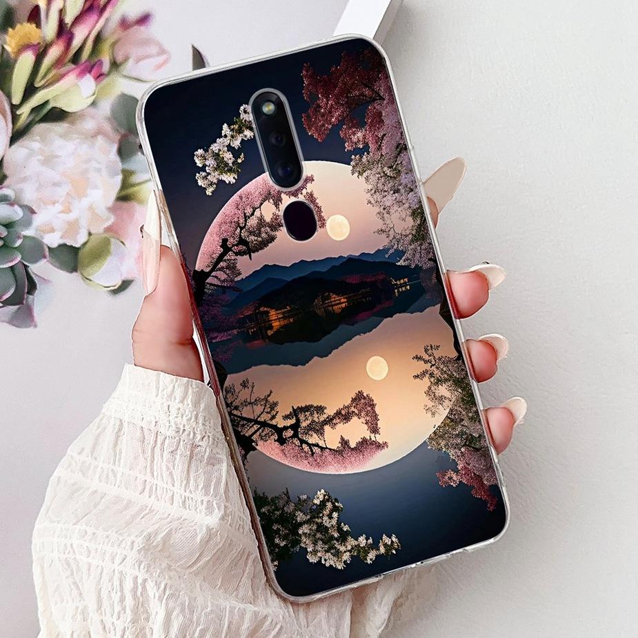 Чехол для Oppo F11 CPH1913 CPH1911 Цветы Расписная Крышка Мягкий Силиконовый Чехол для Телефона Для Oppo F11 Pro F 11 OppoF11 Pro Сумки