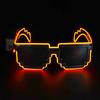 Wireless LED Light-up Glasses Glow In the Dark Flashing Glasses  for Adult Kids