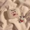 Чехол Pochacco для AirPods 3, чехол для зарядки, силиконовый чехол, защитный чехол Pochacco, ударопрочный, водонепроницаемый, пылезащитный, поддерживает беспроводную зарядку с