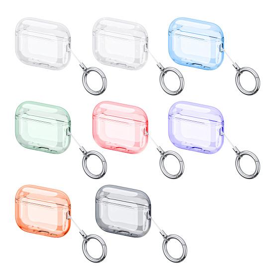 Earbud Protective Case Charging Case Portable for AirPods Pro 3 Shockproof Wireless Earphone Clear