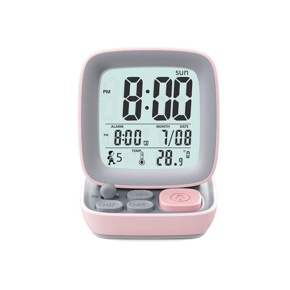 Будильник Ретро Маленький Компьютер Детский Цифровой Стол С Лампой Электронный Спальня Прикроватная Гостиная Простой Бесшумный Подарок