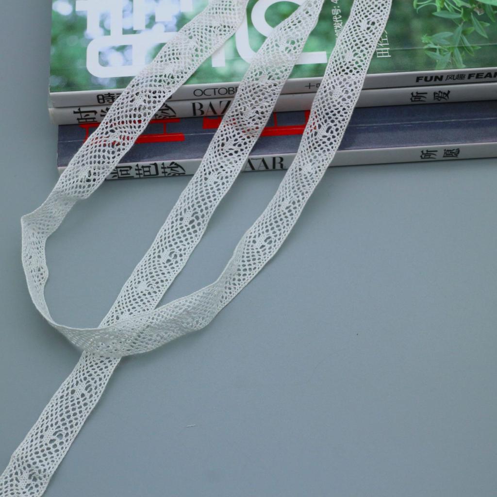 Полая Хлопковая Нить Кружево Ручной Работы DIY Декоративная Кружевная Лента Одежда Одежда Скатерть Занавески Тканевый Материал Кружевной Край