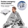 1/10 шт. Походное одеяло для выживания, водонепроницаемое, портативное, аварийное, термоодеяло, для холодной погоды, для кемпинга, туризма, пеших прогулок, утепленное космическое одеяло