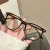 Myopia Glasses Degrees Women's Plain Ultra-Light All-Match Glasses Frame Protection Against Blue Light Radiation Plain Glasses