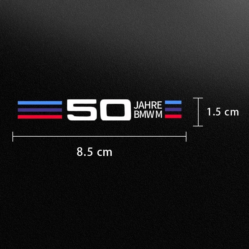 PNBX4 E60 E93 2025 For BMW M X3 X5 X6 Car Goods Brake Caliper Badge Sticker Decorate Decal For BMW 50th E36 E46 E63 E64 E65 E66 F20 F
