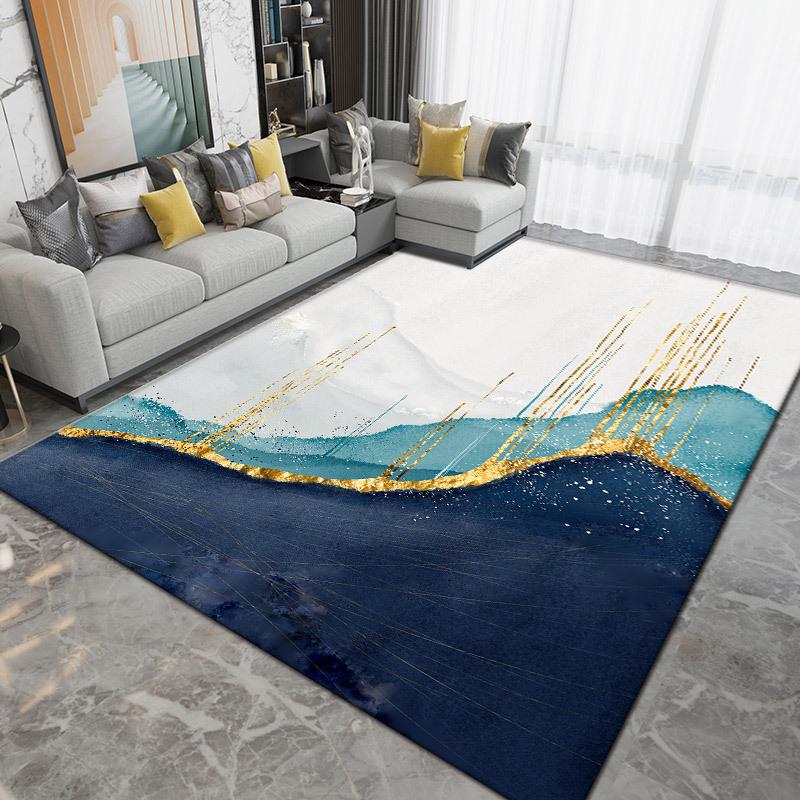 Ковер с принтом для гостиной, большой площади, противоскользящий ковер для спальни, прикроватное одеяло, аксессуары для домашнего декора
