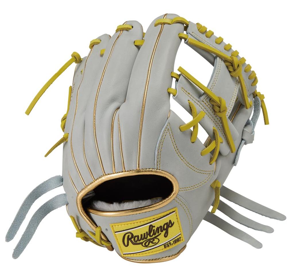 Rawlings PRO EXCEL GR5FHECN62 Бейсбольный бросок HOH® – Палитра цветов – Перчатка, Софтбол, Для игрока инфилда, Серый, 11,25 дюйма, Для правой руки