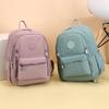 Однотонный рюкзак нейлоновый женский рюкзак дорожная школьная сумка