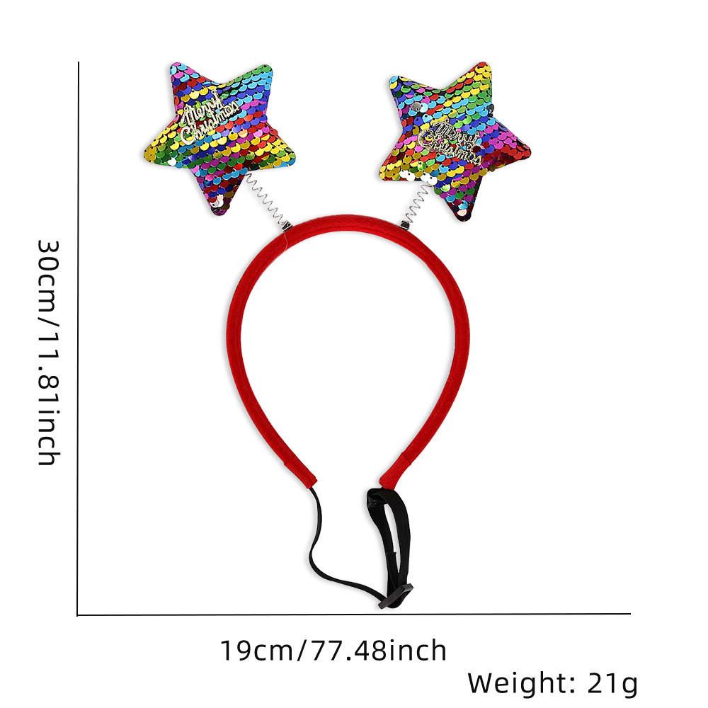 Очаровательная Рождественская Коллекция Повязок на Голову для Питомцев Ярких Праздничных Цветов для Собак