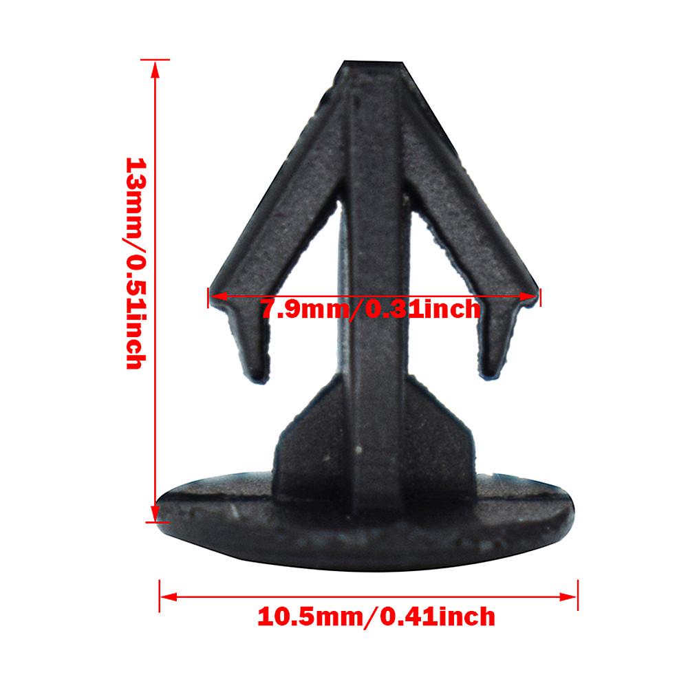 Honda Accord/CRV/Civic Hood Seal Strip Clips - 20 Pack