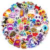 50 Halloween Stickers Death Ghost Pumpkin Lantern Cartoon Doodle Stickers DIY Suitcase Laptop Stickers
