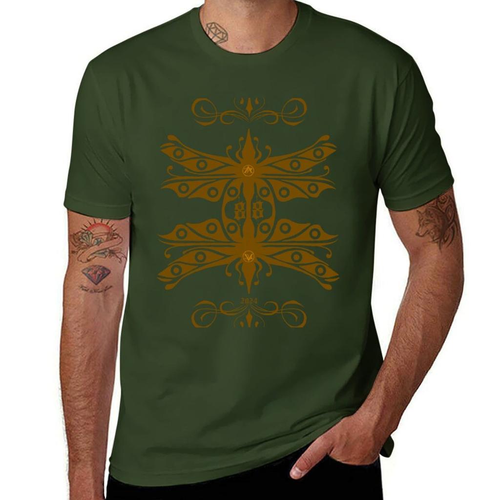 Dragonfly matinggold yellow TShirt heavyweights quick drying aesthetic clothes custom t shirt mens graphic tshirts anime