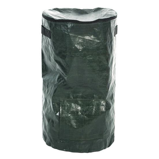 Garden Compost Bag Large Capacity Tear-Resistant Plastic Fertilizer Waste Sacks Speed Up Fermentation Easy Install Eco-Friendly Waterproof Yard