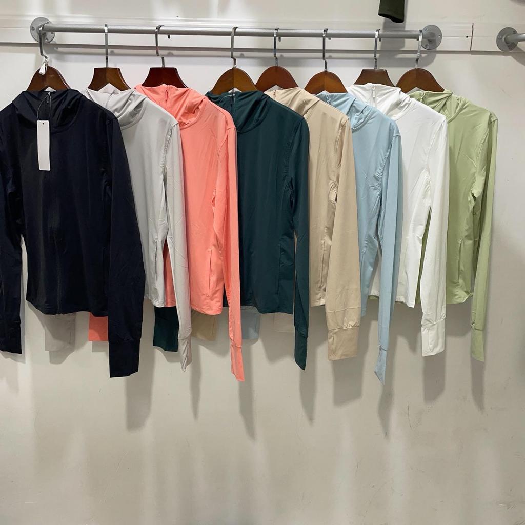 Japanese Women's AIRism Slim Fit High Elasticity Zipper Hooded Cardigan for Sun Protection, Cool and Stylish Outerwear