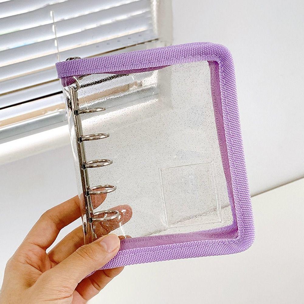 Zipper Notebook Cover Loose-leaf Photocard Binder New Photo Album  Girl