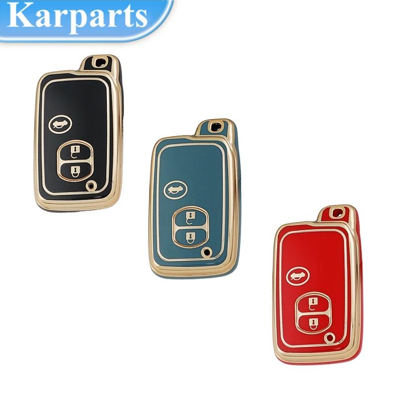 234 Buttons TPU Car Remote Shell Fob for Toyota Aqua RAV4 Land Cruiser Camry Prado Corolla Prius TPU Car Key Case Cover Keyless