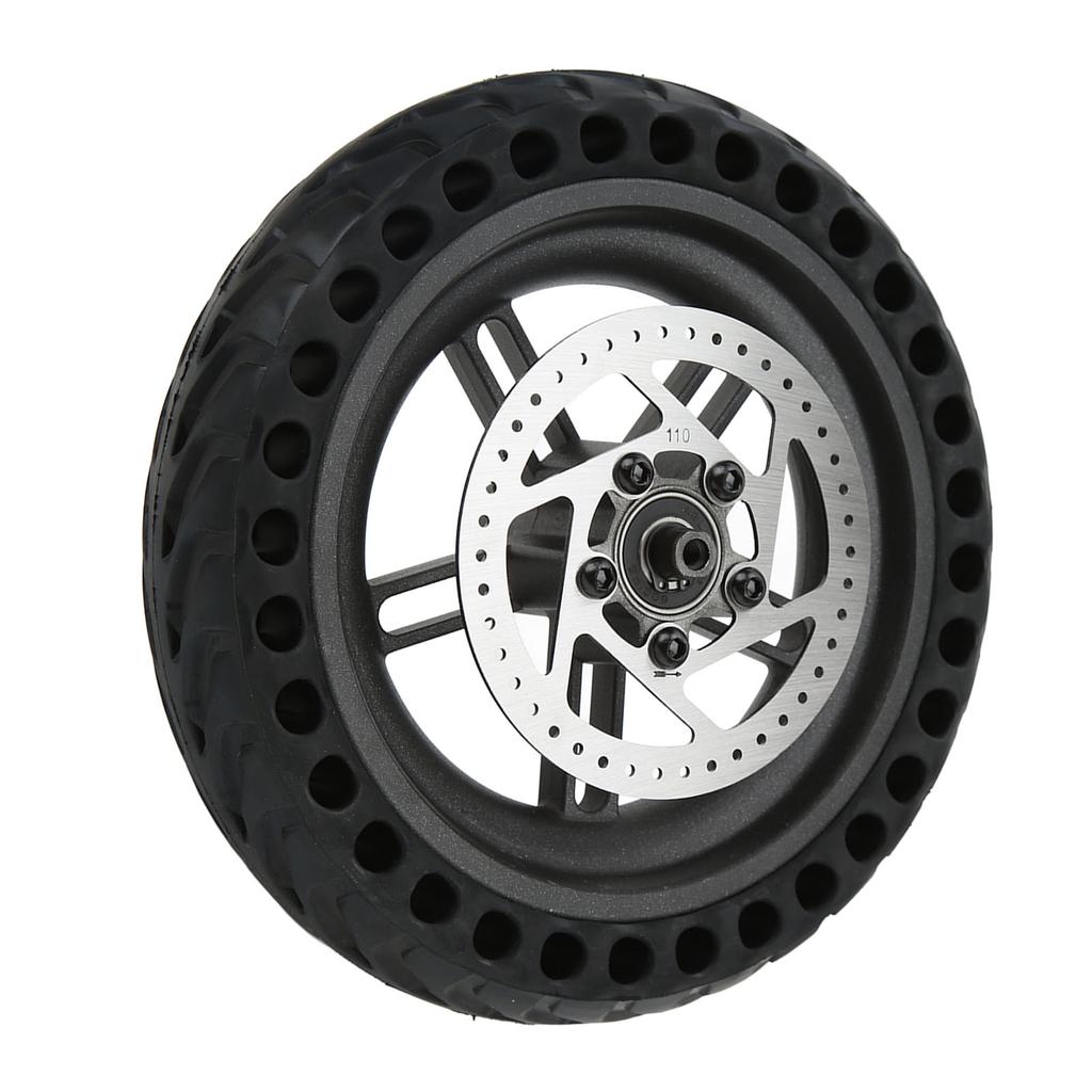 Заднее колесо скутера в сборе 8,5 дюймов, ступица колеса с цельной шиной, тормозной диск 110 мм для Xiaomi M3651SLITE