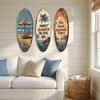 Summer Surfboard Wall Hanging Beach Themed Surfboard Sign Ornament  Perfect Gift for Surfers