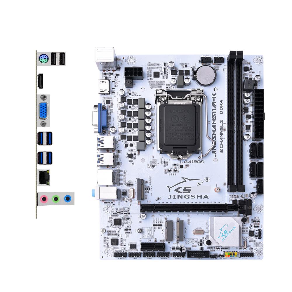 Материнская плата JINGSHA H511MK IntelSocket LGA1200 GEN 1011 Процессор Процессор DDR4 Двухканальный 5xSATA