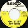7-дюймовая пластинка NITTY KUTCHIE - God Bless NONE Black Shadow Re 1999 Ямайка Регги, Ска и Даб Б/У