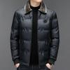 Мужская хлопковая куртка, осенне-зимняя новая утепленная теплая повседневная и модная пуховая куртка для людей среднего и молодого возраста