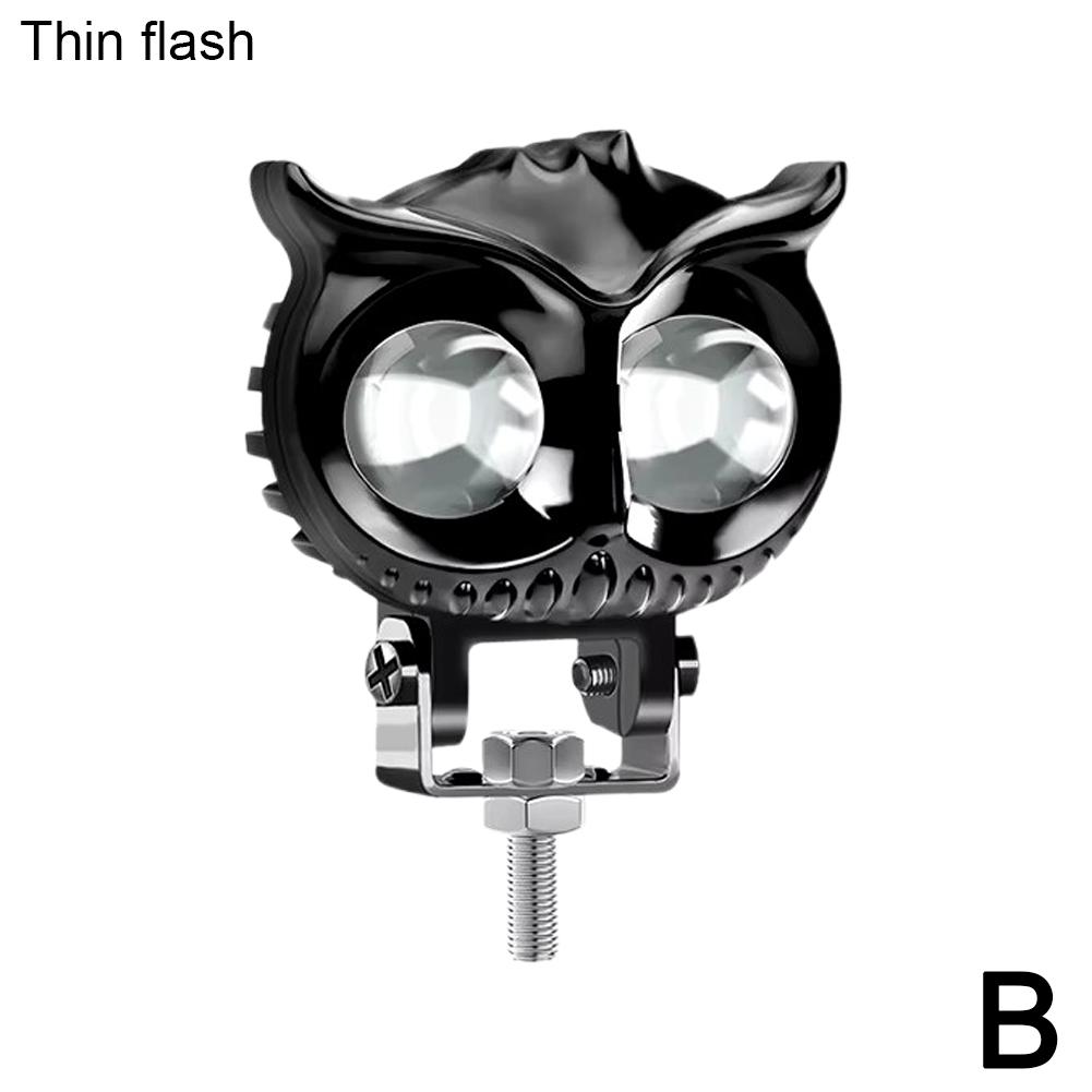 Фара для мотоцикла Owl, рабочее освещение Owl 6000K 3500K, противотуманные фары для автомобиля UTV, желтые, светодиодные, для вождения, для дорожного грузовика, белые аксессуары Q6Z3