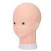 Лысая голова манекена из ПВХ, реалистичная кожа, практическая кукольная голова для практического массажа, шапка, очки, ди