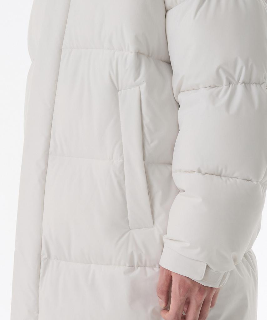 Musinsa Standard Daily Puffer Long Padded Parka [Dusty Cream]
