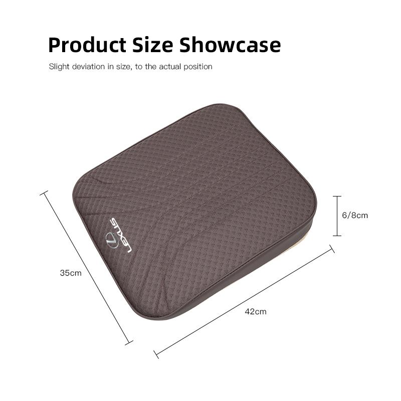 Ice Silk Car Seat Cushion Fatigue Relief Increase Height Pad For Lexus F SPORT ES RX NX LS UX LM LX GX LC RZ IS CT GS RC HS SC T