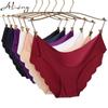1Pc Women Underwear Ice Silk Ultra-thin Seamless Briefs Panties Ladies Girls Hipster Lingerie Underpants Culotte Femme