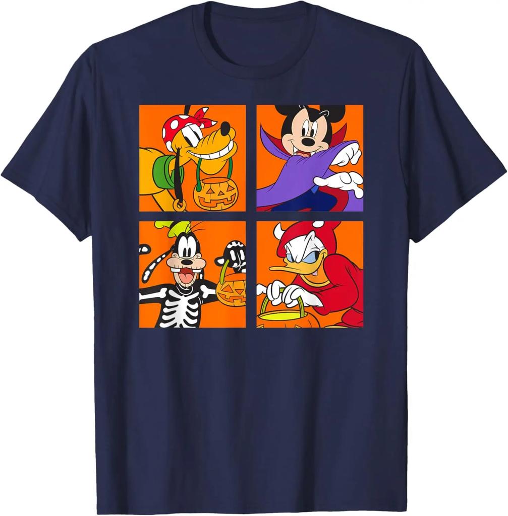 Модная Хэллоуинская футболка Disney - Микки Маус и Друзья, Сюрприз, Размеры S-4XL, Четыре Сезона