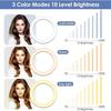 Кольцевая лампа - UBeesize - 30,5 см - Штатив 152 см - 3 цвета - 11 уровней яркости