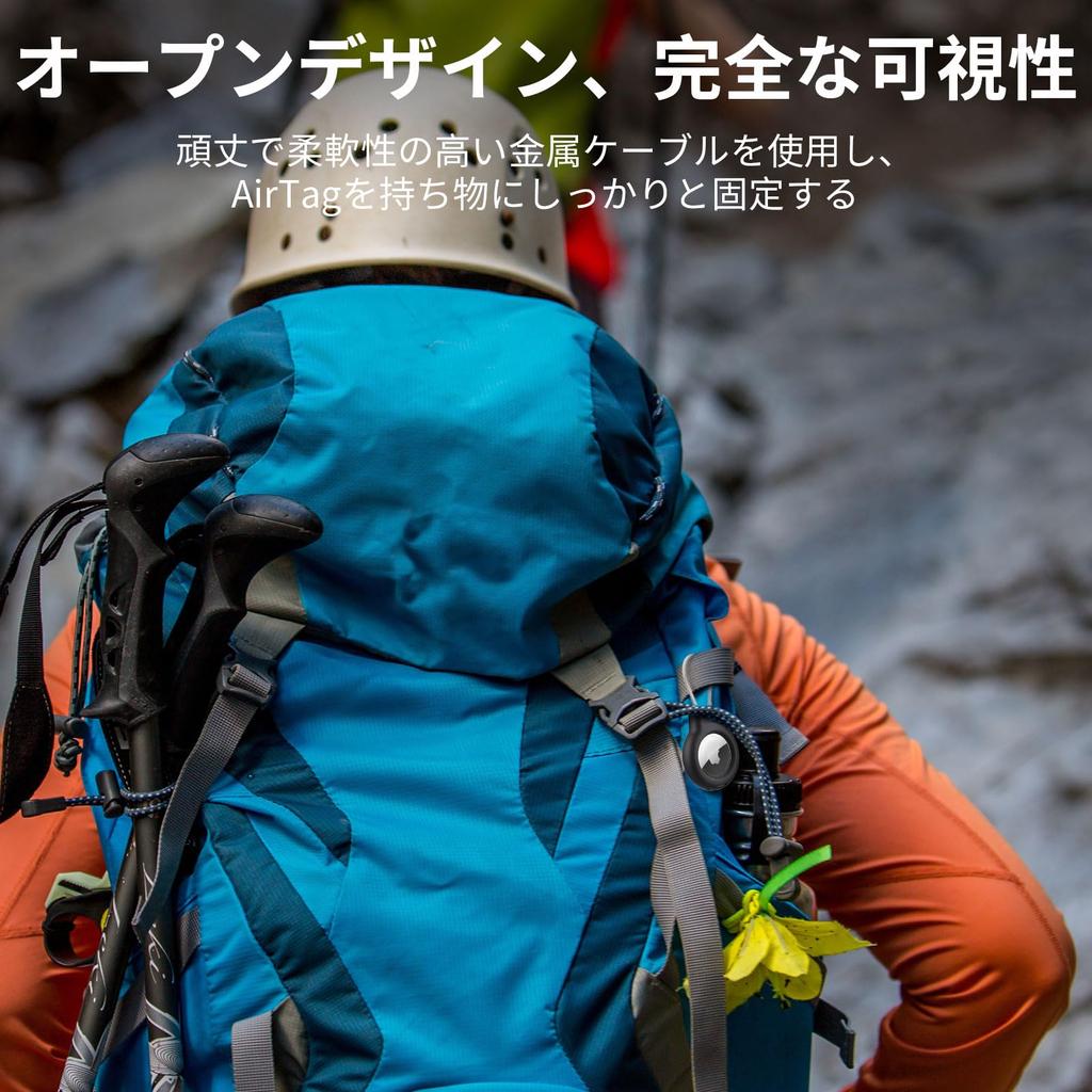 GLILAVOX из набора AirTag Case из 2 Airtag Case Airtag Keychain Wire Ring Strap Airtag Case Airtag Protective Case Lock Противоударный багаж Keys Hanging