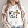 (Asian Size) Graphic Tee Casual T Clothing Print Female Flower Faith Trend Cute Casual Women's Top Fashion Short Sleeve T-shirt