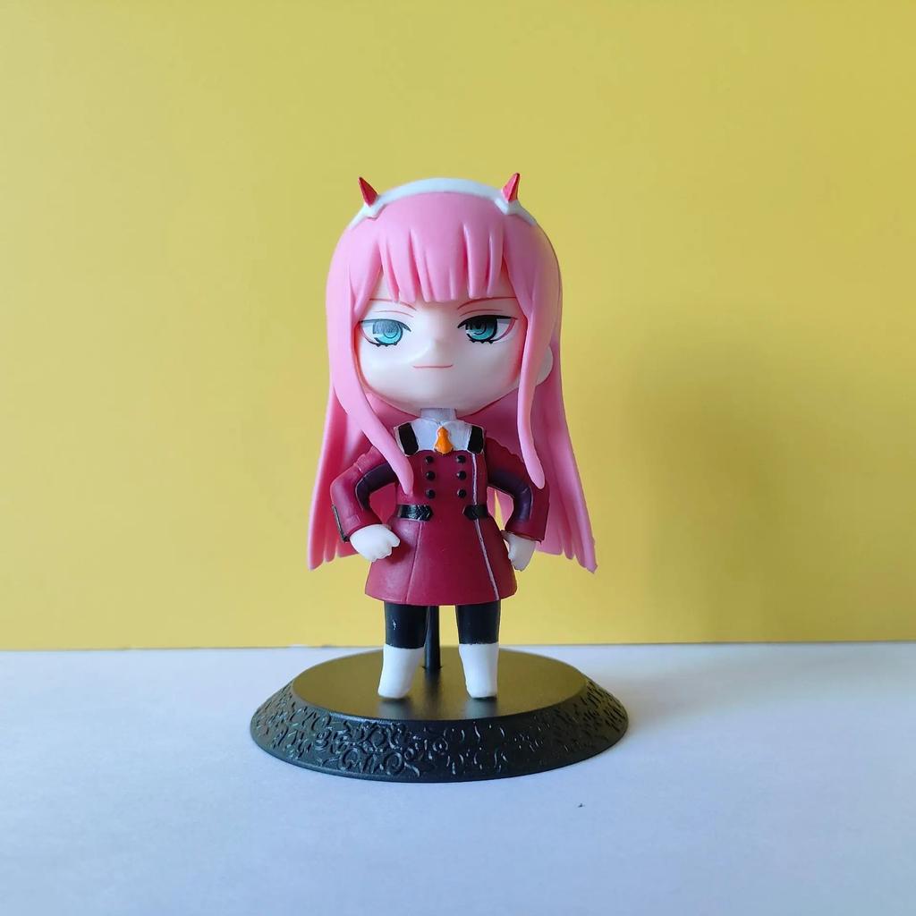 11 см Фигурка Аниме Darling in the FranXX 02 НОЛЬ ДВА Кавайная Модель Детская Милая ПВХ Статичные Игрушки Украшение Подарки для Влюбленных Кукла