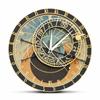 Czech Republic Prague Wall Clock for Bedroom Constellation Home Decor Watch Astronomical Printing Clock Astronomy Lover Gift